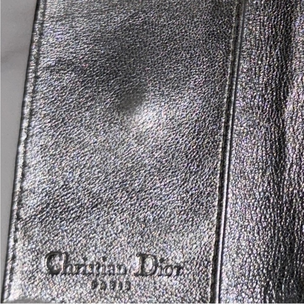 CHRISTIAN DIOR Metallic Key Pouch - Picture 11 of 12